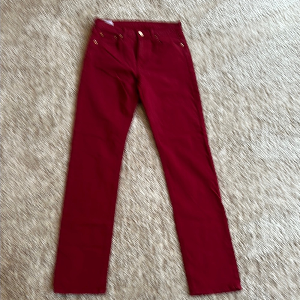 GAP Women's Straight Leg Jeans - Burgundy